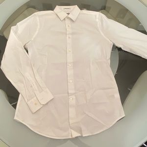 Express long sleeve dress shirt white